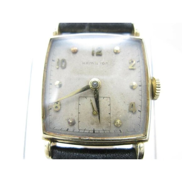 Women VTG Hamilton 14K Gold Filled Hand Wind27mm Watch (C47) 747 Y42967(Works)